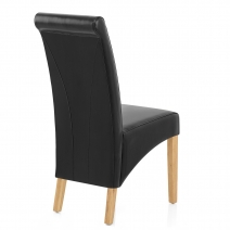 Sedia Pelle rigenerata Legno - Carlo Quercia