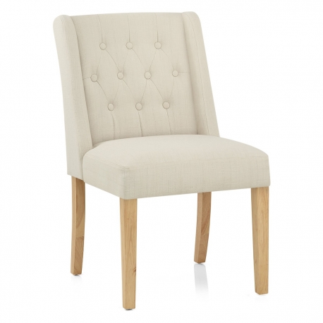 Sedia Tessuto Quercia - Chatsworth Crema