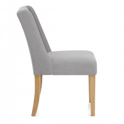 Sedia Tessuto Quercia - Chatsworth Grigio