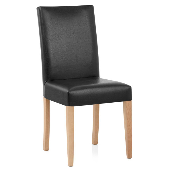 Sedia Pelle rigenerata Legno - Chicago Quercia