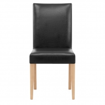 Sedia Pelle rigenerata Legno - Chicago Quercia