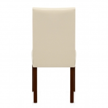 Sedia Pelle rigenerata Legno - Chicago Noce