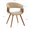 Sedia Tessuto Legno - Grafton