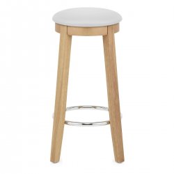 Sgabello Ecopelle Rovere - Ikon Nero