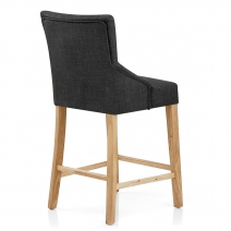 Sgabello Tessuto Legno - Magna