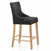 Sgabello Tessuto Legno - Magna