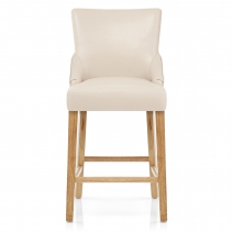 Sgabello Ecopelle Legno - Magna