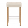 Sgabello Ecopelle Legno - Otis Quercia Crema