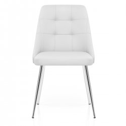 Sedia Ecopelle Cromato -...