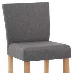 Sgabello Tessuto Rovere - Cornell Crema