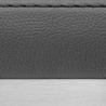 Sgabello Ecopelle Satinato - Vision Grigio