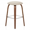 Sgabello legno tessuto - Stockholm Crema