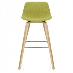 Sgabello Tessuto Legno - Reef Verde
