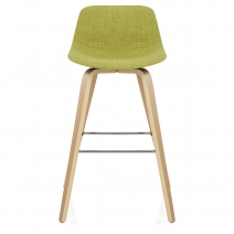 Sgabello Tessuto Legno - Reef Verde