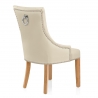 Sedia Pelle Rigenerata Quercia - Ascot Crema