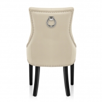Sedia Pelle Rigenerata - Ascot Crema