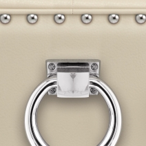 Sedia Pelle Rigenerata - Ascot Crema