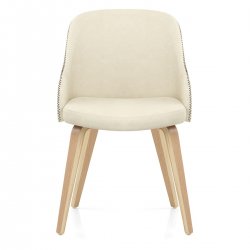 Sedia Ecopelle - Fusion Quercia Crema