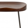 Bloc Stool Dark Wood