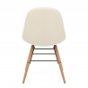 Sedia Ecopelle Legno - Tate Crema