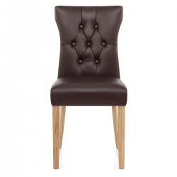 Sedia Ecopelle Legno - Bradbury Nero