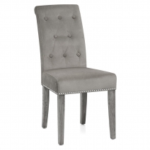 Sedia Velluto - Moreton Grigio