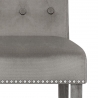 Sedia Velluto - Moreton Grigio