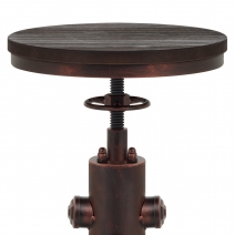 Sgabello Legno Metallo - Hydrant Rame