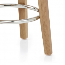 Sgabello Ecopelle Rovere - Ikon