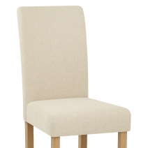 Sedia Tessuto Legno - Jackson Crema