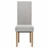 Sedia Velluto Legno - Carolina Grigio