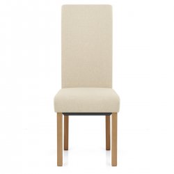 Sedia Tessuto Legno - Carolina Grigio Oscuro