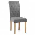 Sedia Tessuto Legno - Portland Grigio
