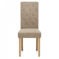 Sedia Tessuto Legno - Portland Grigio