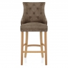 Sgabello Ecopelle Anticata Quercia - Ascot Marrone