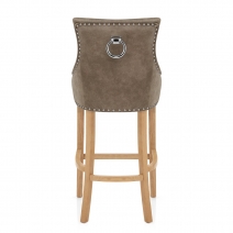 Sgabello Ecopelle Anticata Quercia - Ascot Marrone