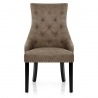 Sedia Ecopelle Legno - Ascot Marrone