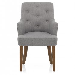 Sedia Tessuto Legno - Broadway Grigio