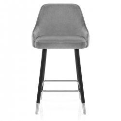 Sgabello Velluto Legno - Glam Rosa