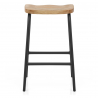 Sgabello Legno Metallo - Finn Legno