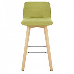 Sgabello Tessuto Quercia - Tide Crema