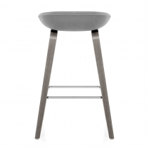 Sgabello Velluto Legno - Epic Grigio