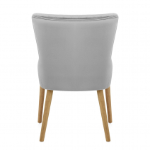 Sedia Velluto Quercia - City Grigio