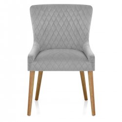 Sedia Velluto Quercia - City Crema