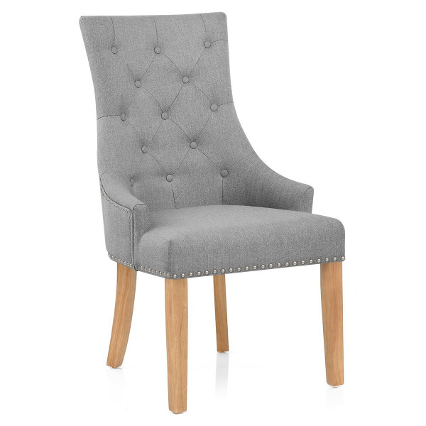 Sedia Tessuto Quercia - Ascot Grigio Sedia Tessuto Quercia - Ascot Grigio