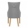 Sedia Tessuto Quercia - Ascot Grigio