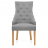 Sedia Tessuto Quercia - Ascot Grigio