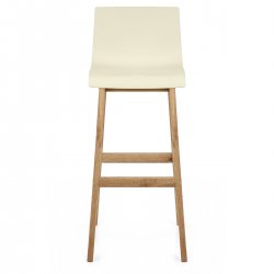 Sgabello Resina Legno - Drift Grigio