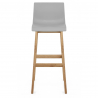 Sgabello Resina Legno - Drift Grigio