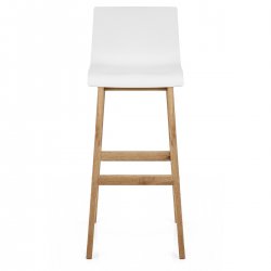 Sgabello Resina Legno - Drift Grigio